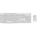 Teclado Logitech MK295 Rato Sem Fios Italiano Branco