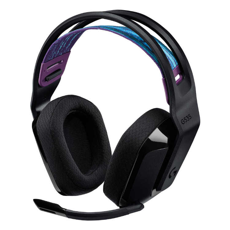 Headset Logitech G535 Lightspeed Wireless Gaming Preto