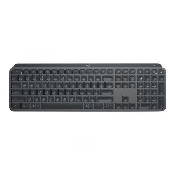 Teclado Logitech Mx Keys - Retroiluminação - Bluetooth - Qwertz - Alemão - Grafite 920-010244 - 920-010244