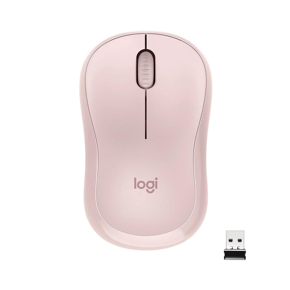 Rato Óptico Logitech M220 Silent Wireless 1000DPI Rosa