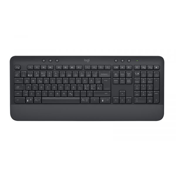 Teclado Logitech Signature K650 Wireless Nordic Graphite
