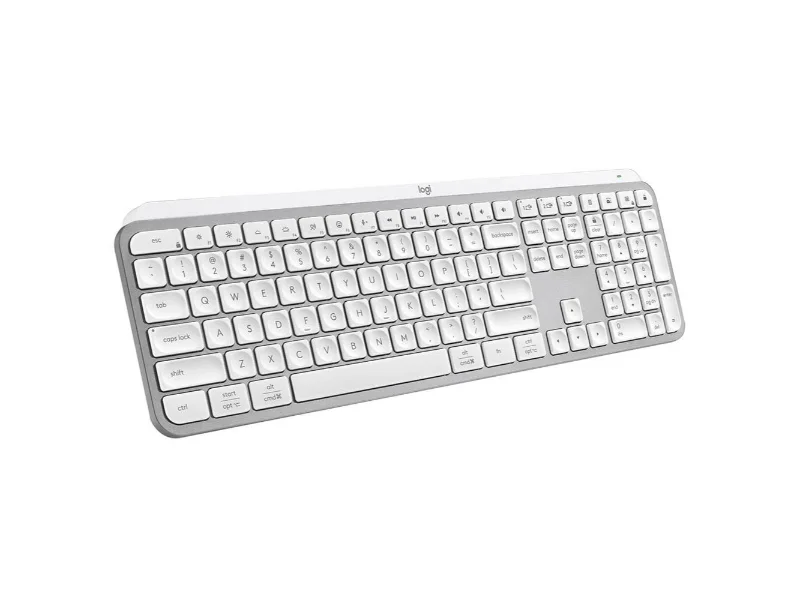 Teclado Logitech MX Keys S Bluetooth PT Pale Gray