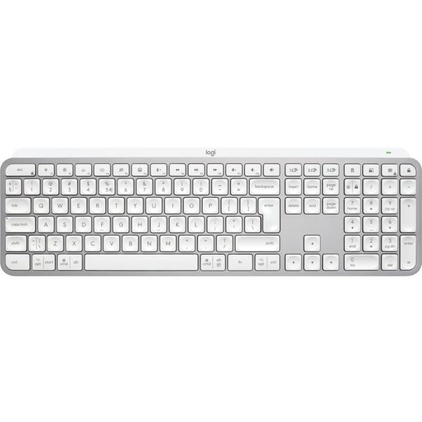 Teclado Logitech Master MX Keys S Sem Fios QWERTY Internacional UK Pale Grey