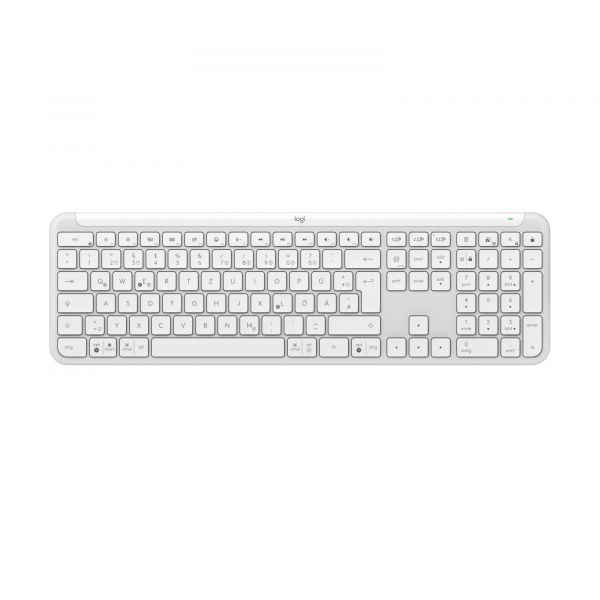 Teclado Logitech Signature Slim K950 Sem Fios QWERTZ Branco