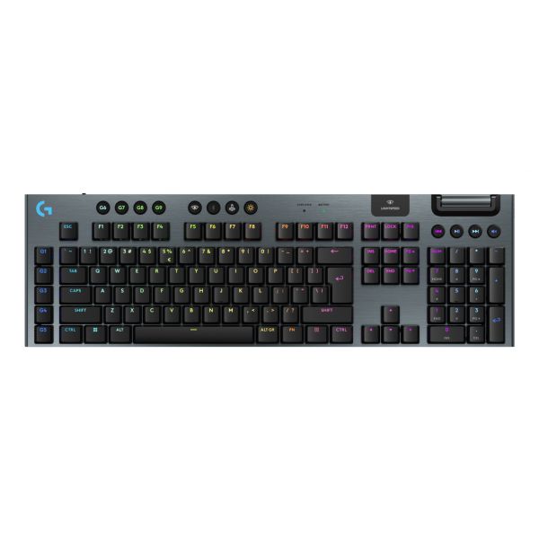 Logitech G915 X Lightspeed GL Clicky Preto Wireless QWERTY Internacional