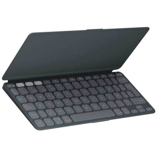 Teclado Logitech Keys-To-Go 2 Multidispositivo Sem Fios Bluetooth Grafite (Espanhol)