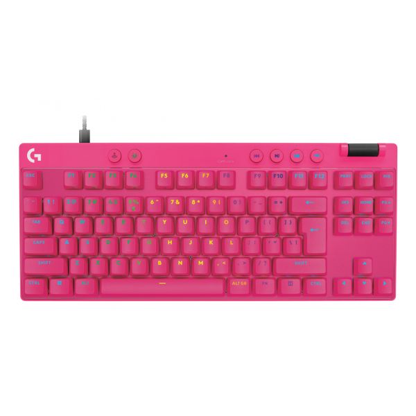 Logitech G PRO X TKL RAPID Analógico Rosa Inglês