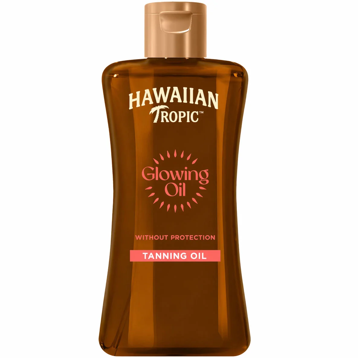 Hawaiian Tropic Óleo Solar Glowing Bronzeador SPF 0 200 ml