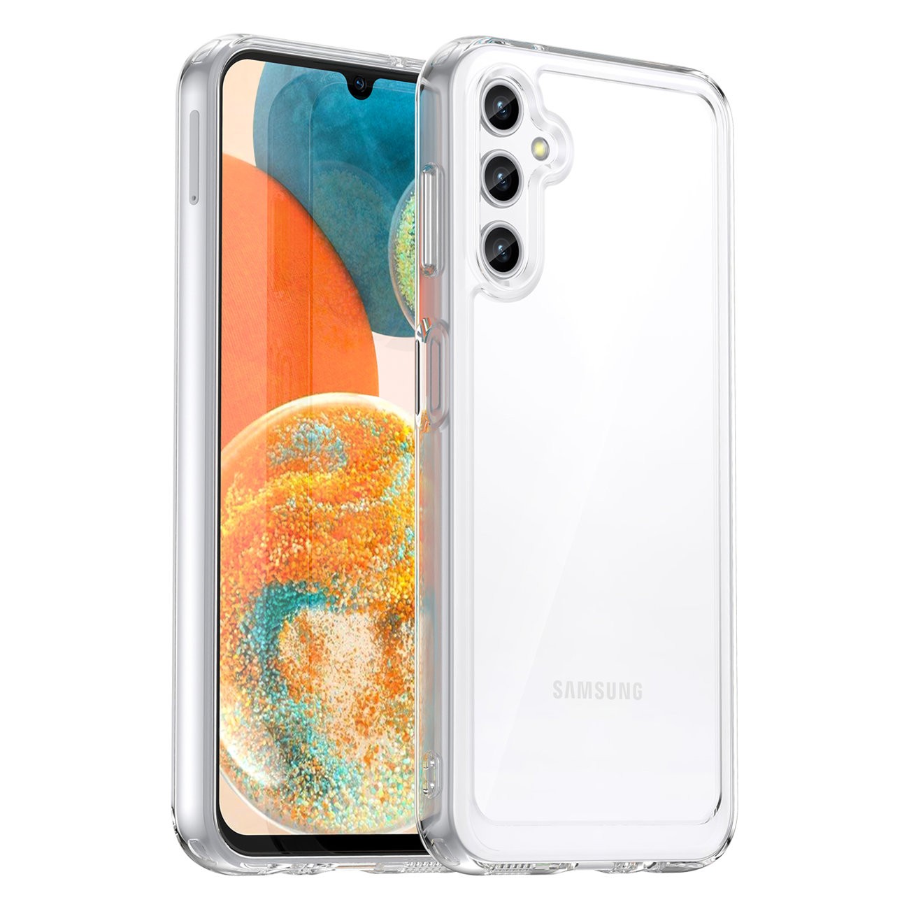 Capa Outer Space Silicone Samsung Galaxy A34 Transparente
