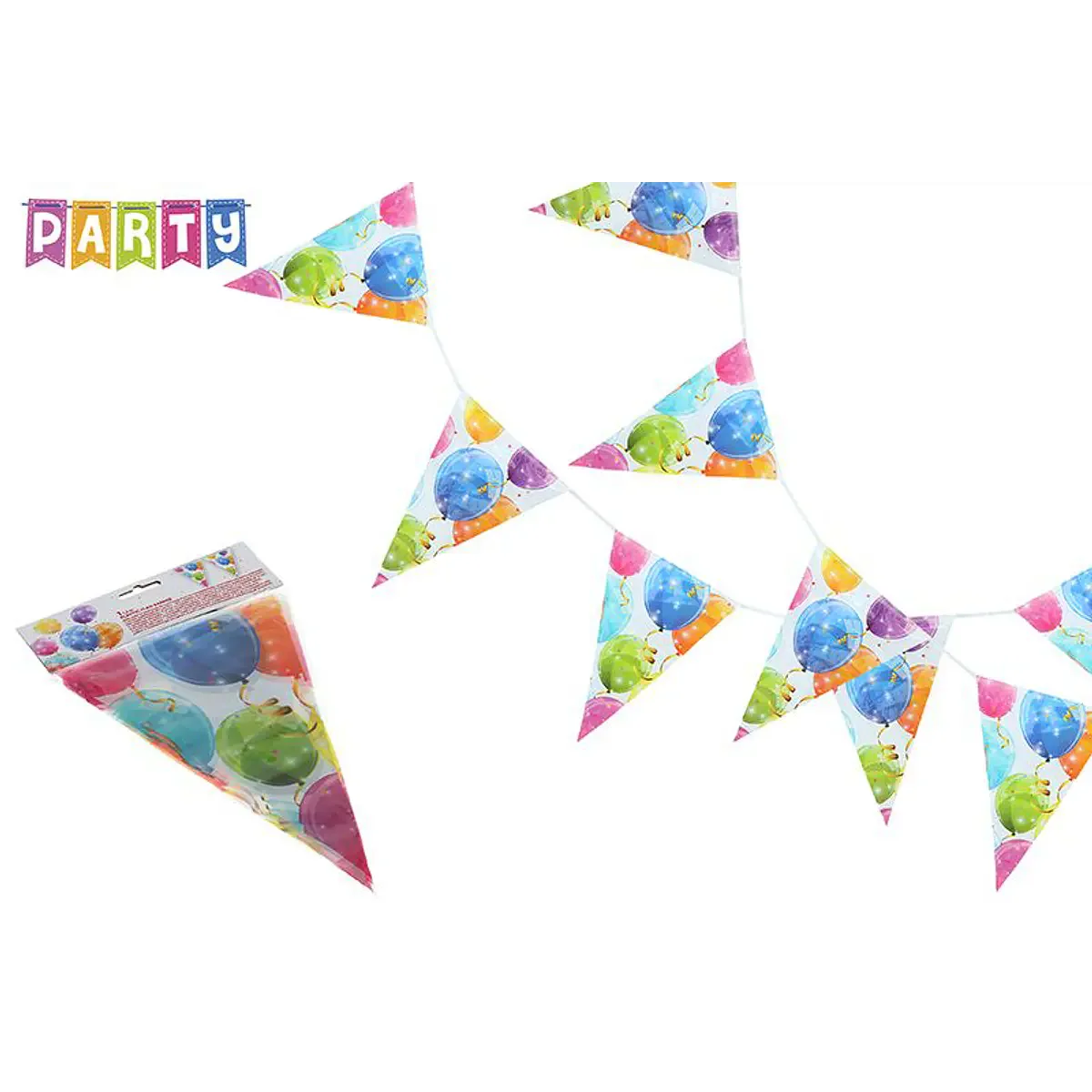 Conjunto 9 Bandeirolas - Festas