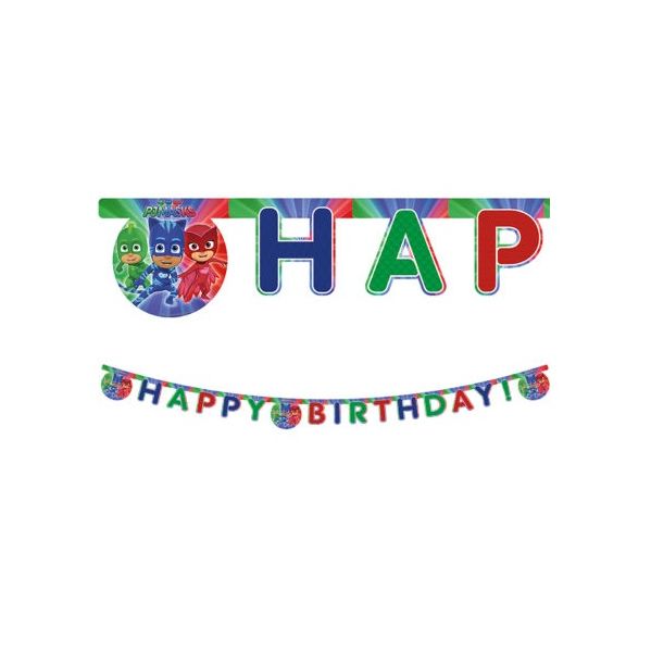 Procos Grinalda PJ Masks Happy Birthday - 309661