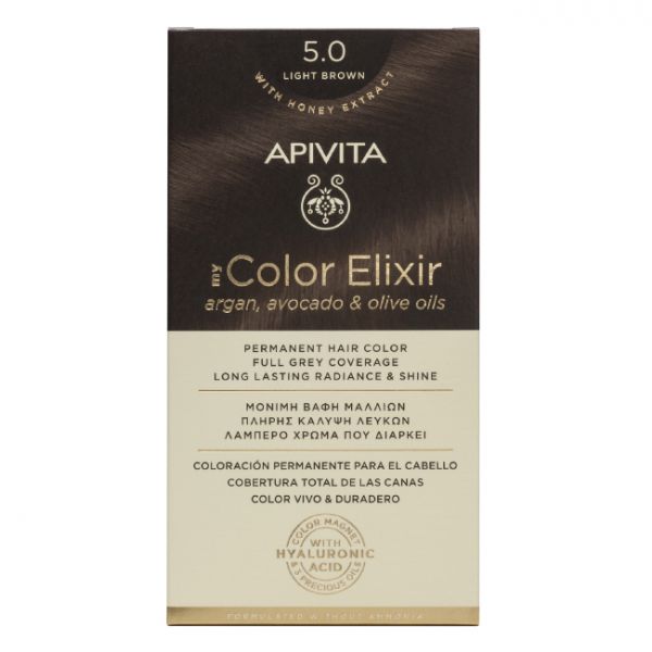 Apivita My Color Elixir Coloração Tom 5,0 Castanho Claro