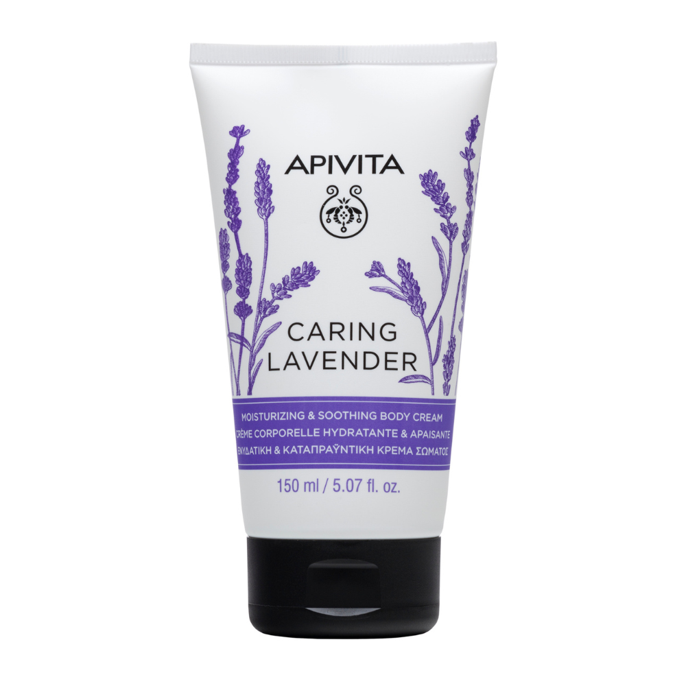 Apivita Caring Lavender Creme Corpo Hidratante e Calmante 150mL