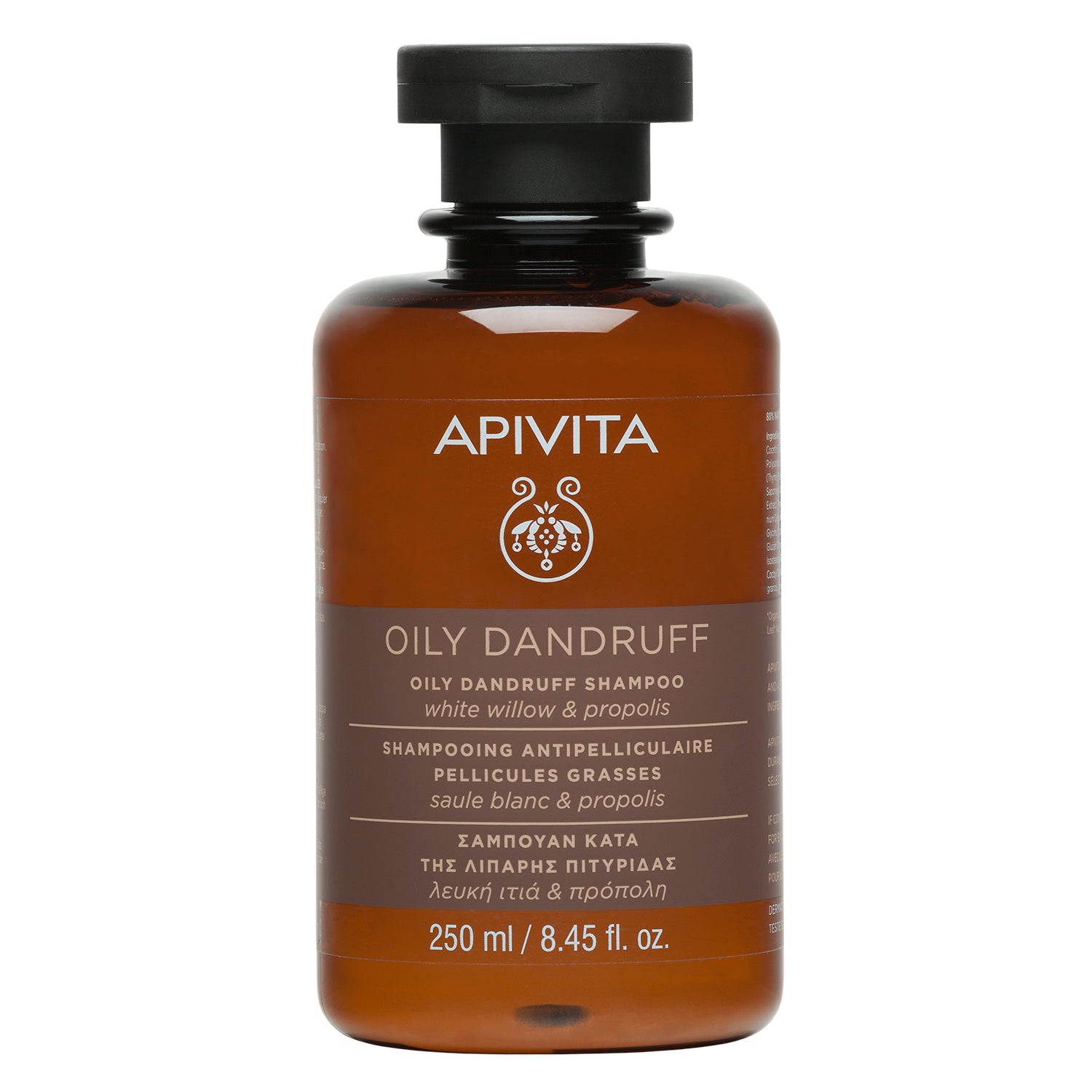 Apivita Champô Caspa Oleosa 250mL – Alívio do Prurido
