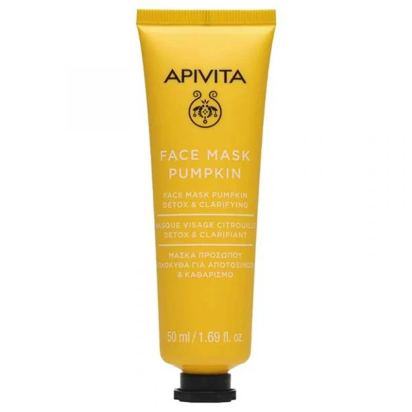 Apivita Máscara Facial de Limpeza Detox com Abóbora 50ml