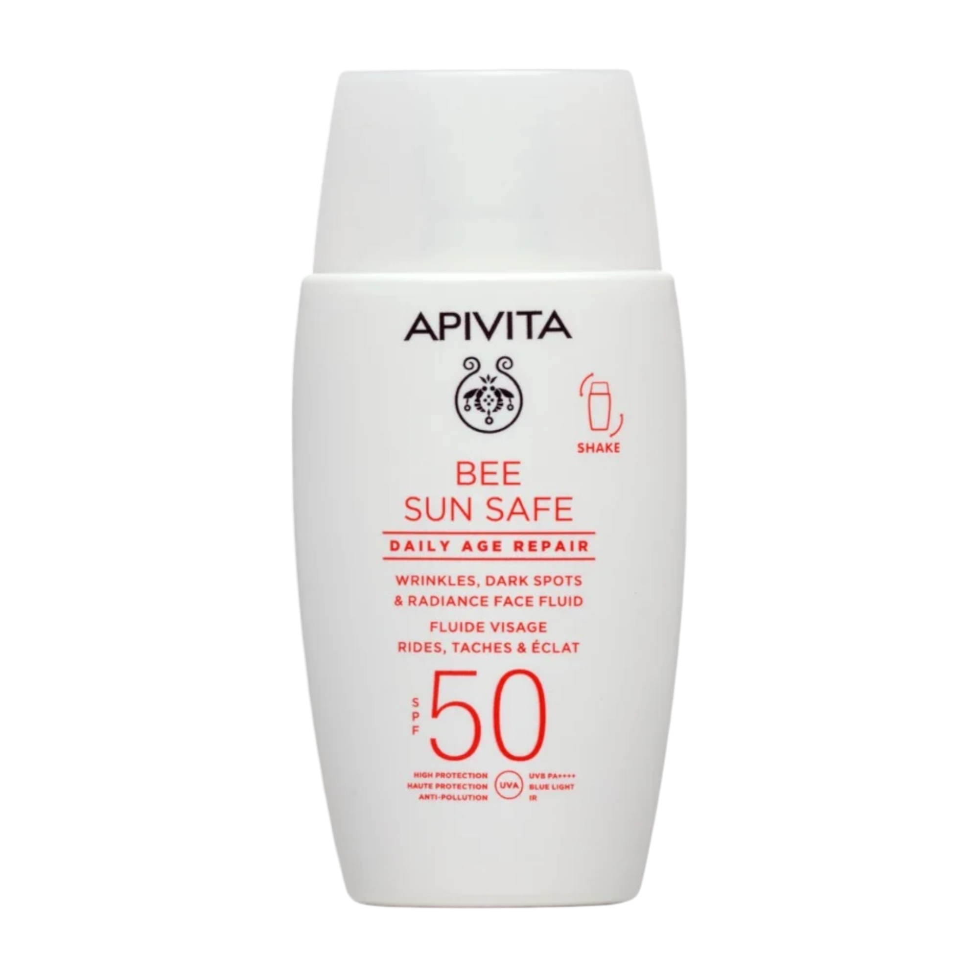 Apivita Bee Sun Safe Fluido Antirrugas e Anti-Manchas SPF50 50mL