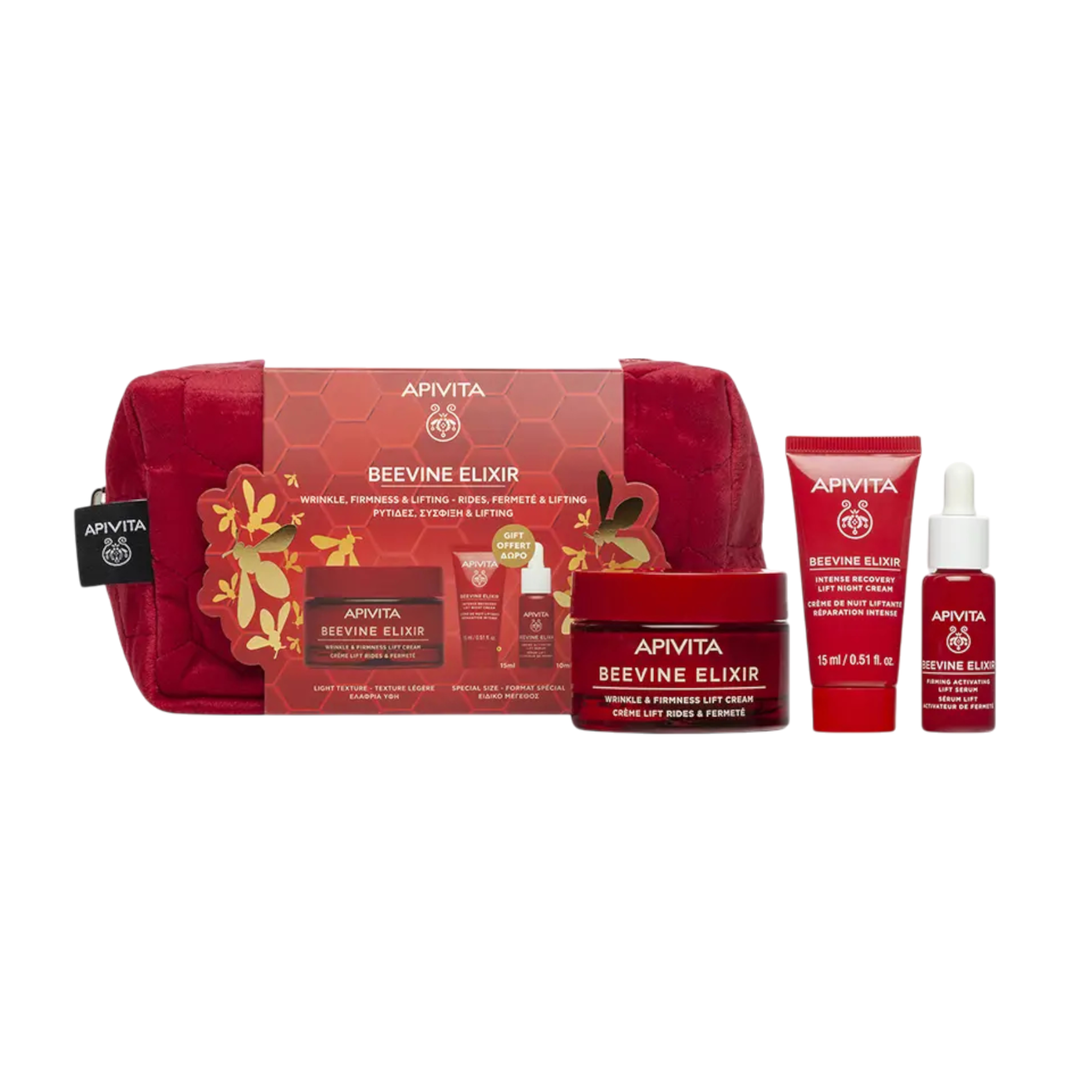 Apivita Coffret Beevine Elixir Creme Rugas, Firmeza e Lifting