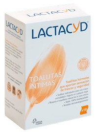 Lactacyd Toalhetes de Higiene Íntima 10 Unidades