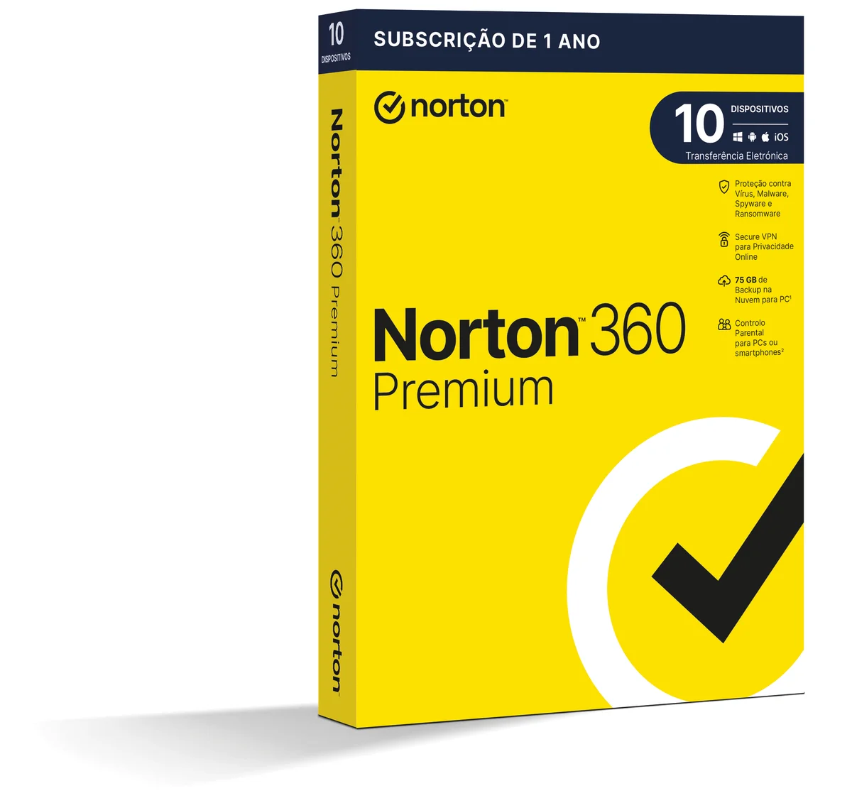 Norton 360 Premium 75GB (1 User / 10 Device / 1 Ano)