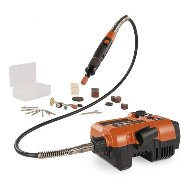 Powerplus No Bat No Charge 20v Multitool 40 Pieces Laranja