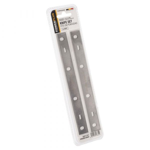 Powerplus 210x22x1.8 Mm Planer Blade 2 Unidades Transparente