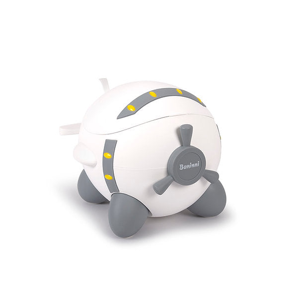 Bacio para bebé Avião Potty White Baninni