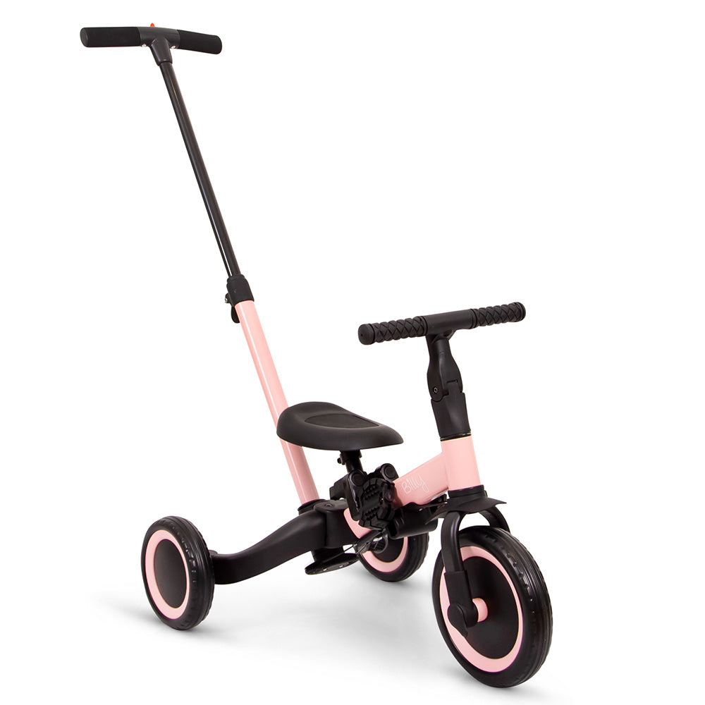 Bicicleta 4 em 1 com Pushbar Gio Pink Billy