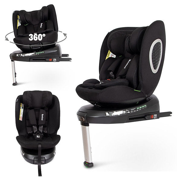 Cadeira auto I-Size 40 - 150 cm rotação 360º Tullio Black Baninni
