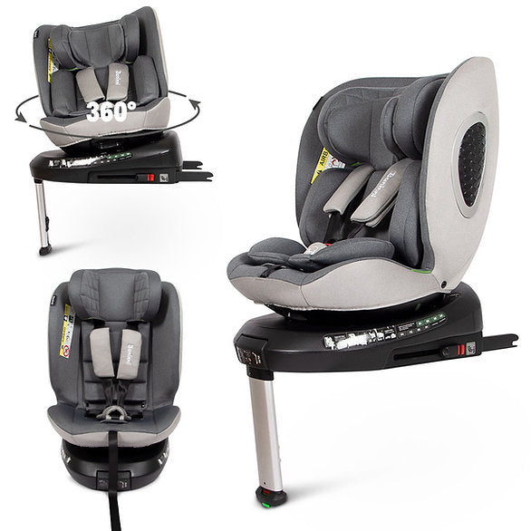 Cadeira auto I-Size 40 - 150 cm rotação 360º Tullio Gray Baninni