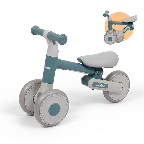Bicicleta de equilíbrio Azura Blue Gray Baninni
