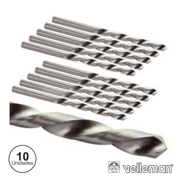 Velleman Conjunto de 10 Brocas 1.0mm - DRILL10N