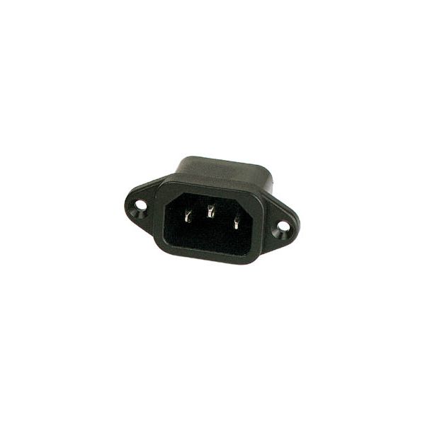 Velleman Ficha de Alimentação Macho Tipo Chassis PSCM1