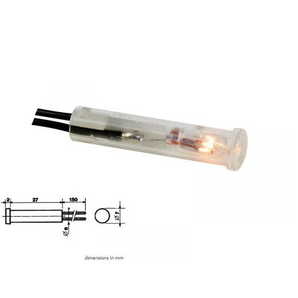 Velleman Luz Piloto Redondo 220v White - CRAF220C