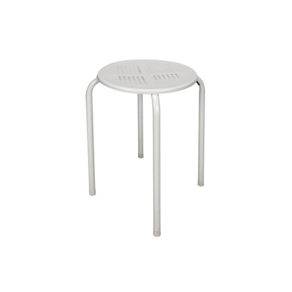 Banco Empilh vel Branco 45x29cm