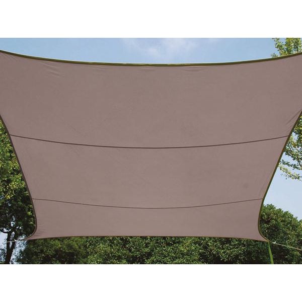 Perel Toldo Vela Retangular 4x3m Taupe