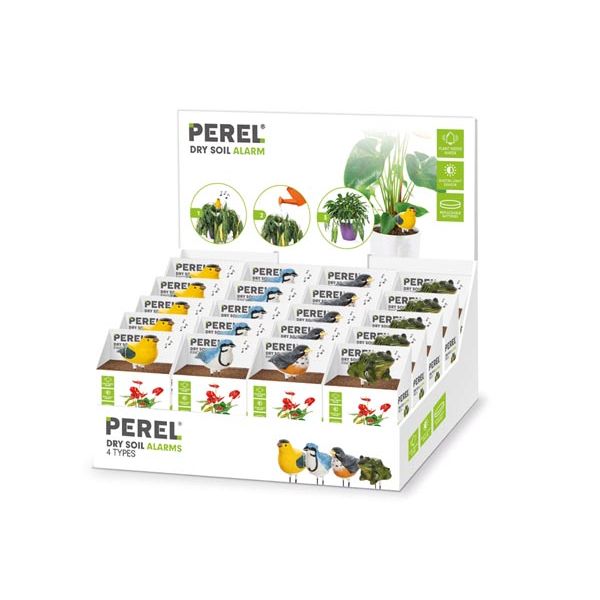 Perel Expositor c/ 4 Modelos de Alarme na Detecção de Terra Seca (20 Unidades) - DTPP04D