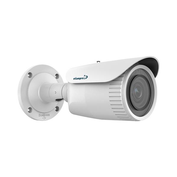 Etiampro Câmara IP Tipo Bala Varifocal 2MP Branca