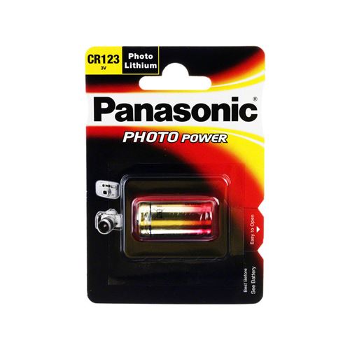 Panasonic CR123 Bateria de lítio 3V