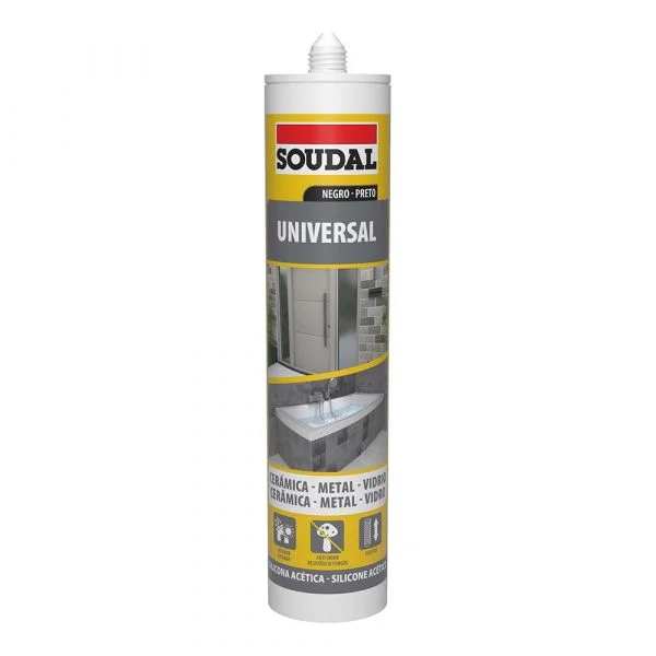 Soudal Silicone Universal Black 280ML - 840015751