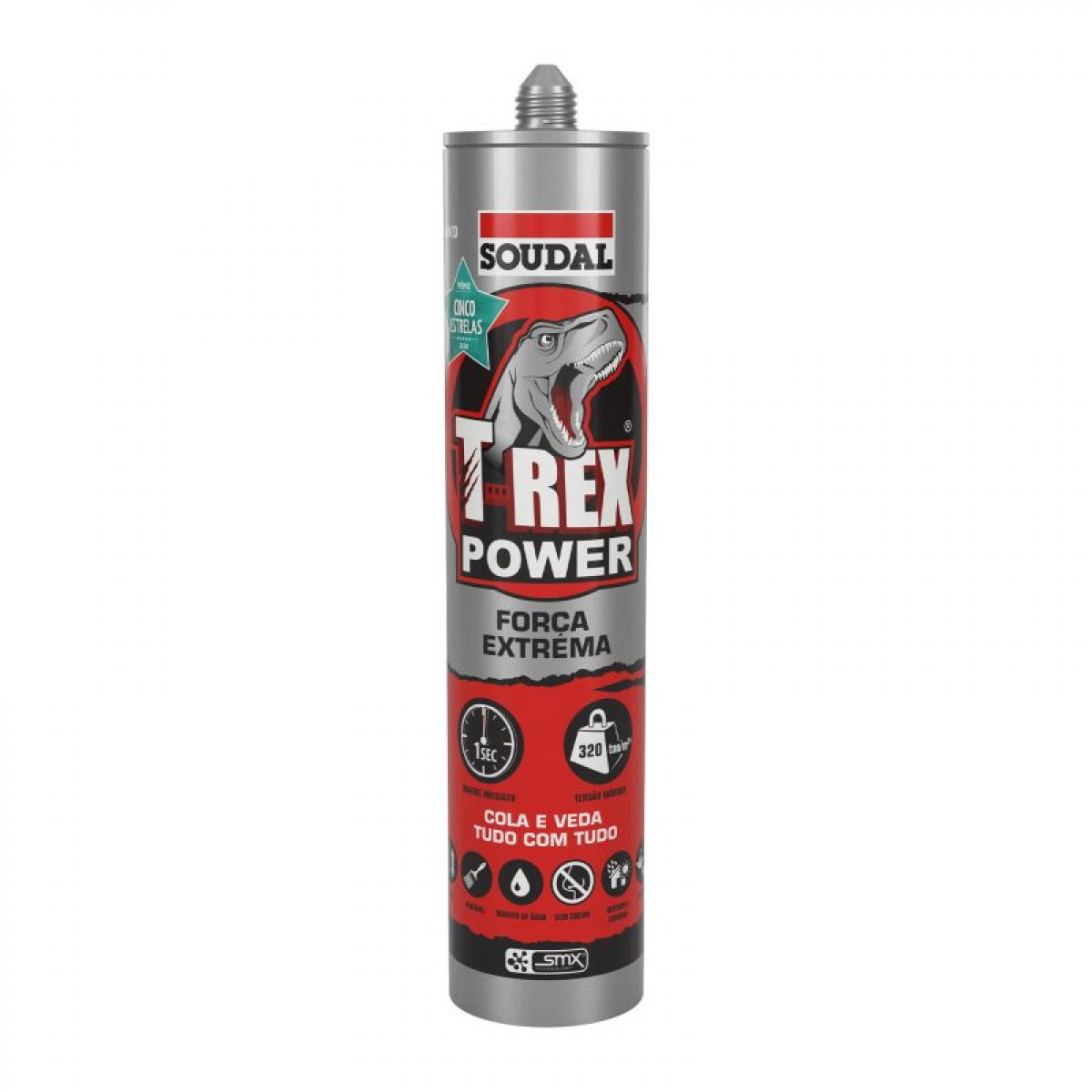 Soudal Cola e Veda T-Rex Power 290ml Branco 145082