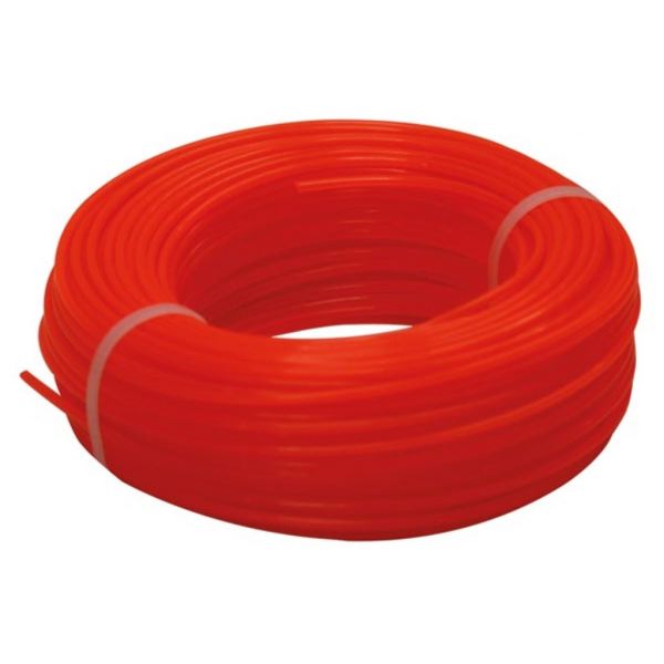 Toolland Aparador de Linha para Relva DC24050 50m x 2.4mm Redondo Nylon