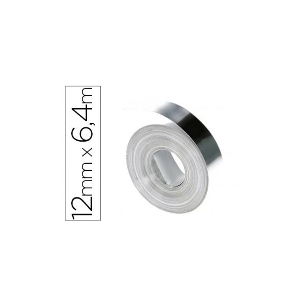 Dymo Fita Aço Inoxidável s/ Adesivo 12mmx6.4m - 32500