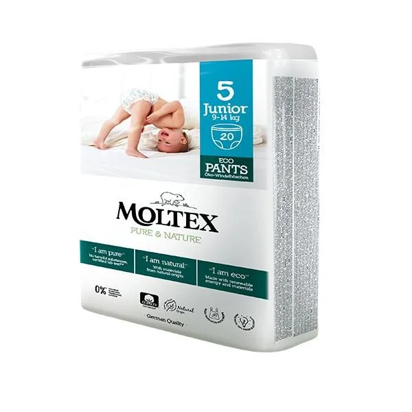Moltex Fralda Calção T5 (9-14 Kg) 20 Un.