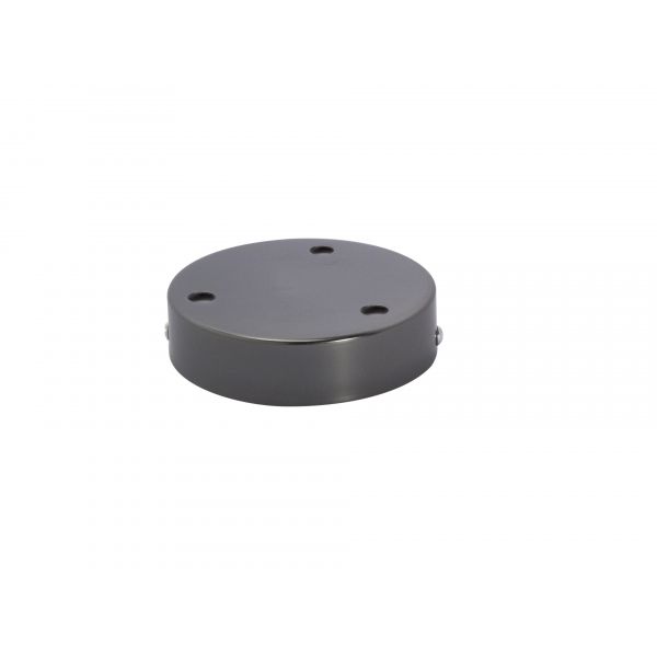 Chacon Suporte Teto de Metal 12cm 3 Orifícios Titânio