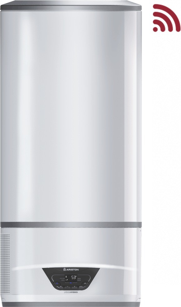 Termoacumulador Ariston Lydos Hybrid Wi-fi 80 Pt | 80L, i-Memory, Classe A