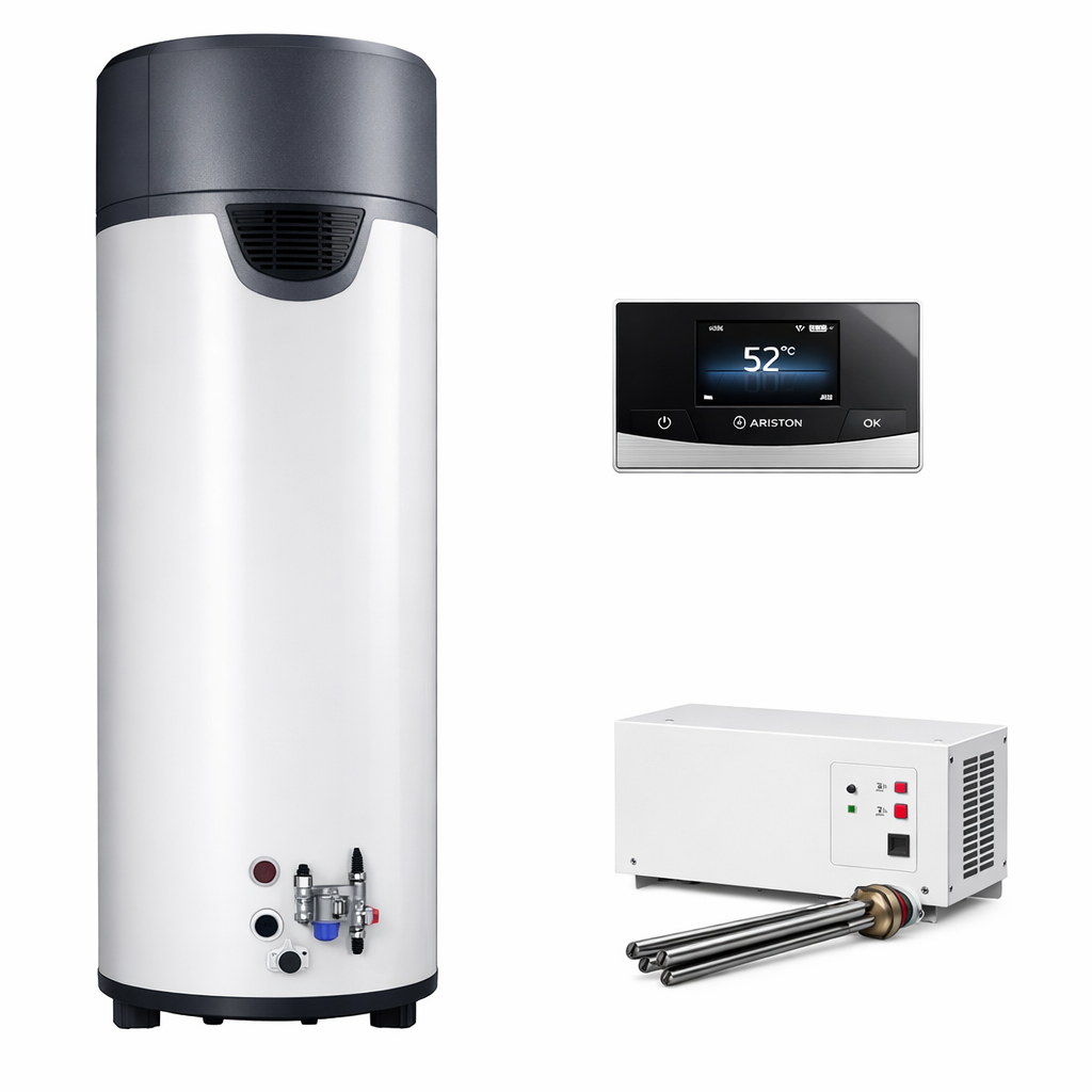 Bomba de Calor para AQS Ariston NUOS EXTRA 1000-150-T + RE 3/6 kW T