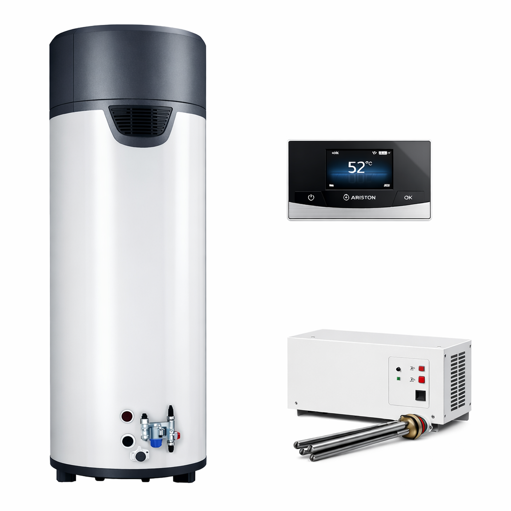 Bomba de Calor para AQS Ariston NUOS EXTRA 1500-150-T + RE 3/6 kW T