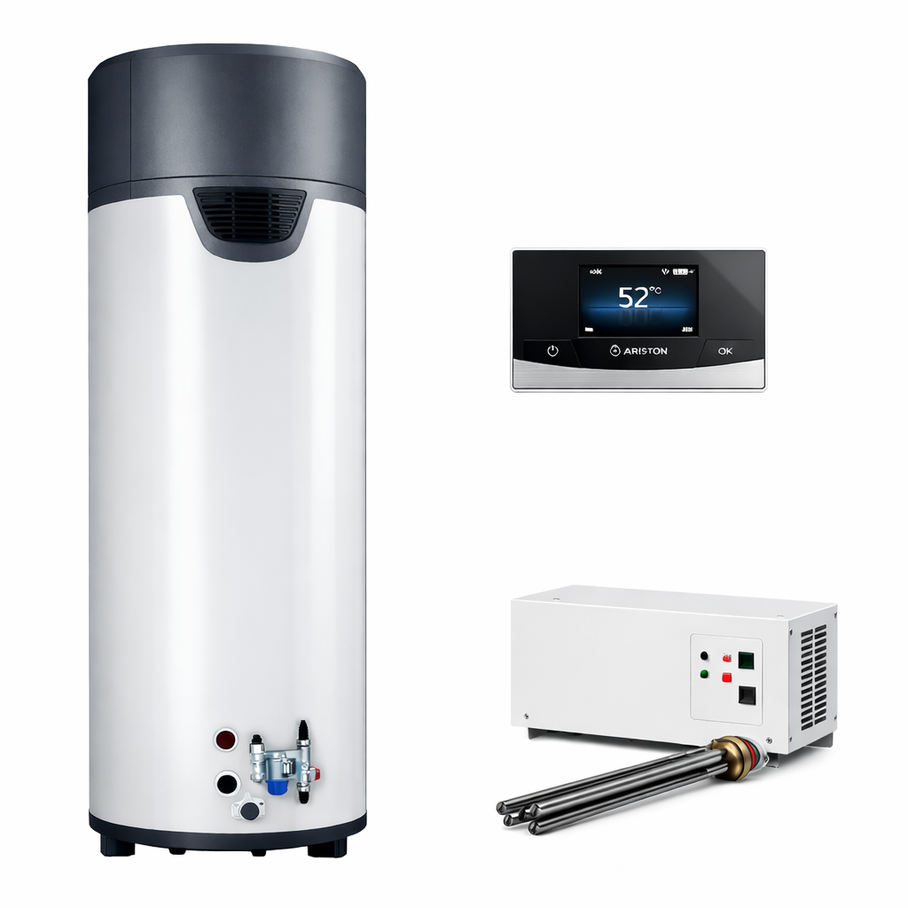 Bomba de Calor para AQS Ariston NUOS EXTRA 1500-150-T + RE 10 kW T