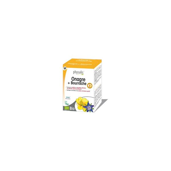 Physalis Onagra + Borragem 60 Cápsulas