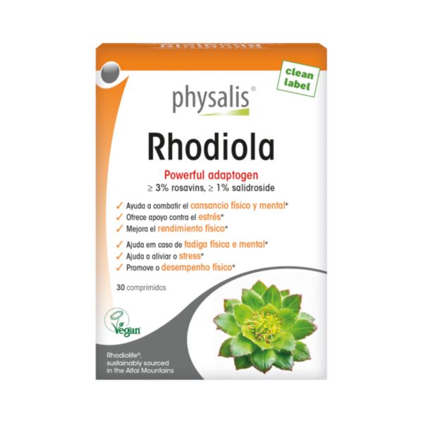 Physalis Rhodiola 30 Comprimidos